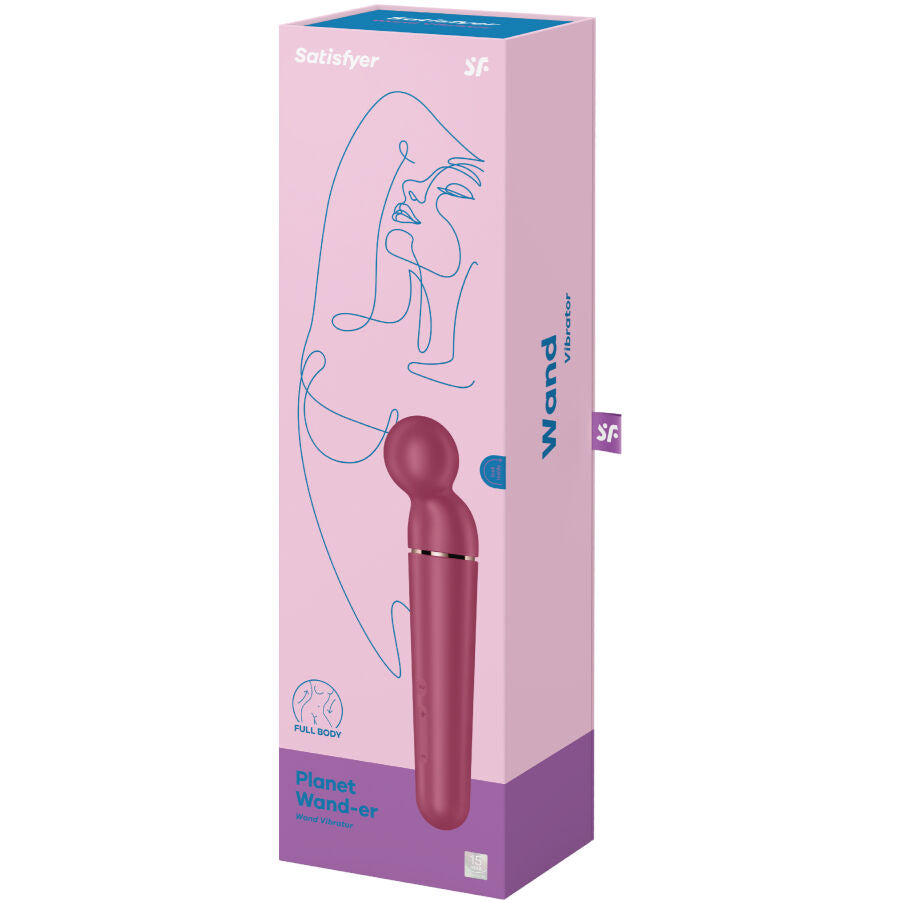 SATISFYER - PLANET WAND-ER MASAJEADOR VIBRADOR AZUL
