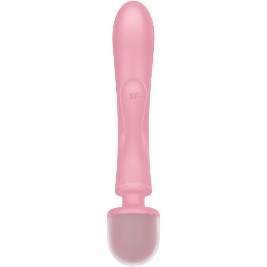 SATISFYER - TRIPLE LOVER MASAJEADOR VIBRADOR RABBIT GRIS