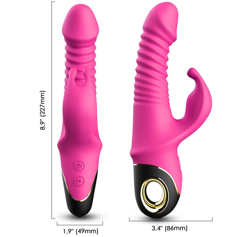 ARMONY - ZING DILDO VIBRANTE CONIGLIO FUCSIA