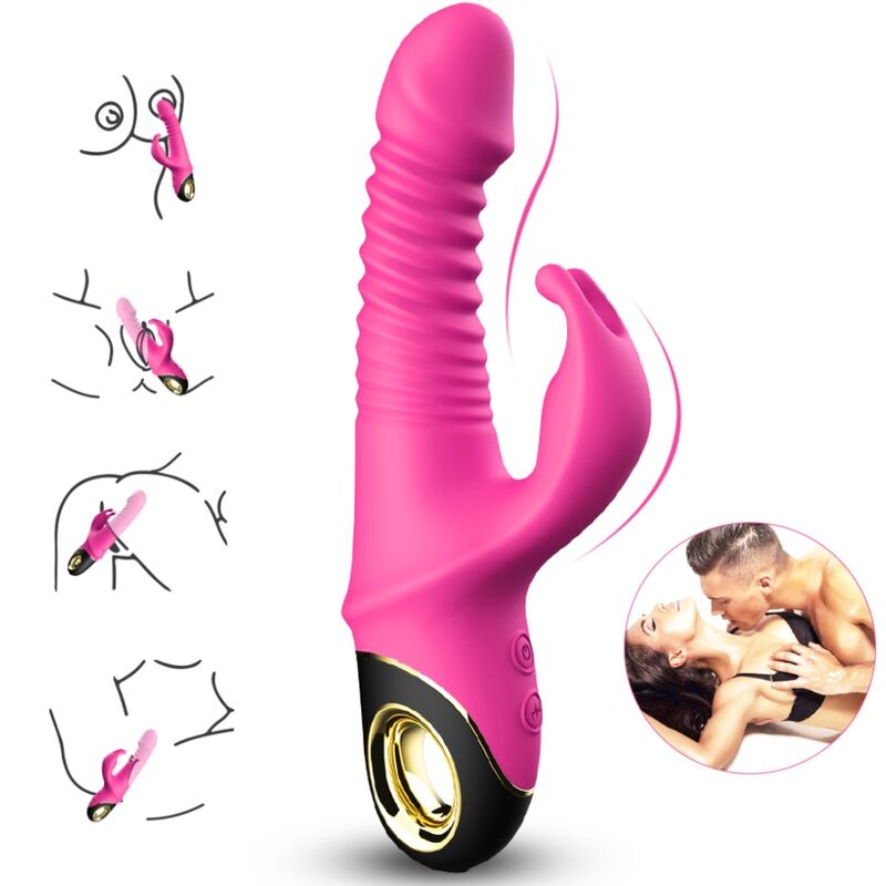 ARMONY - ZING DILDO VIBRANTE CONIGLIO FUCSIA