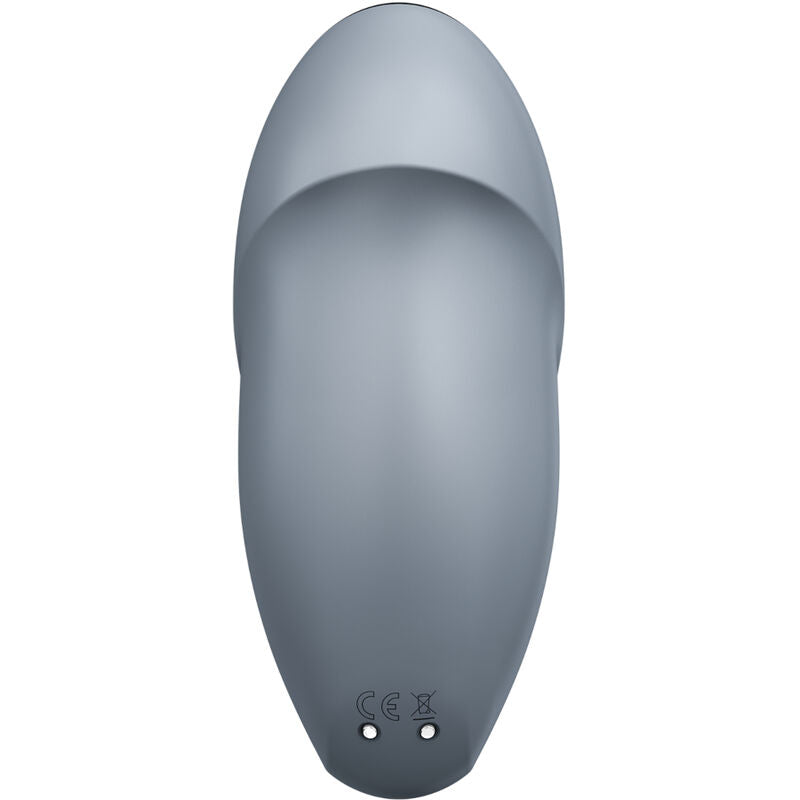 SATISFYER - TAP & CLIMAX 1 VIBRADOR LAY-ON GRIS