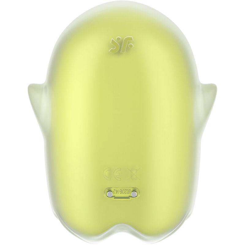 SATISFYER - VIBRATORE GLOWING GHOST AIR PULSE E BIANCO