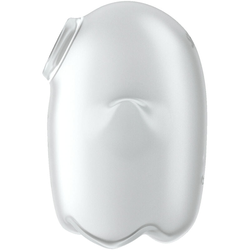 SATISFYER - VIBRATORE GLOWING GHOST AIR PULSE E BIANCO