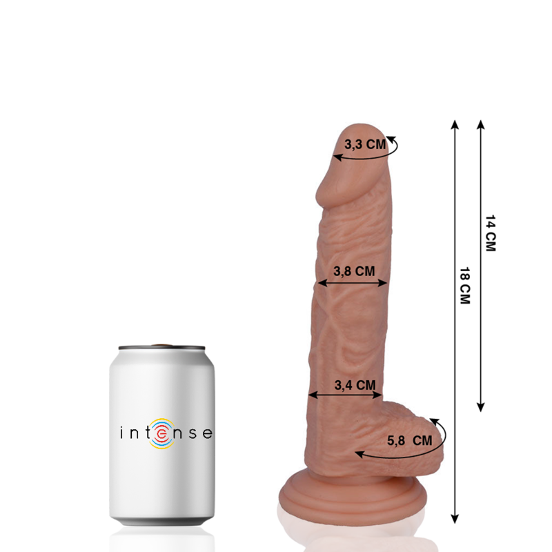 MR INTENSE - 11 PENI REALISTICI 18 CM -O- 3,8 CM
