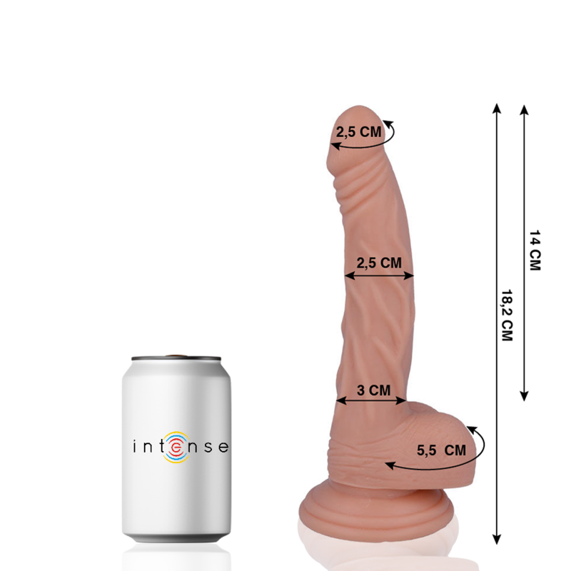 MR INTENSE - 12 PENI REALISTICI 18,2 CM -O- 2,5 CM