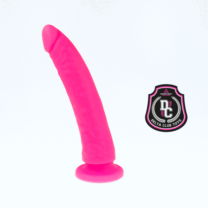 DELTA CLUB - DILDO REALISTICO ROSA IN SILICONE MEDICO 20 CM -O- 4 CM