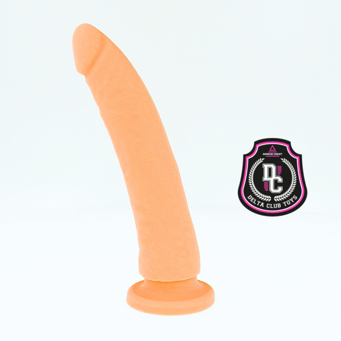 DELTA CLUB - DILDO REALISTICO IN SILICONE MEDICO NATURALE 23 CM -O- 4,5 CM