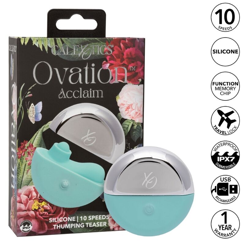 CALEXOTICS - STIMOLATORE OVATION ACCLAIM VERDE ACQUA