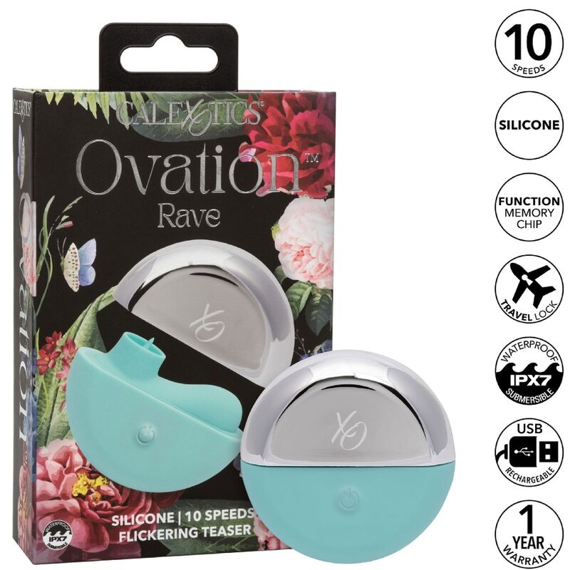CALEXOTICS - STIMOLATORE OVATION RAVE VERDE ACQUA
