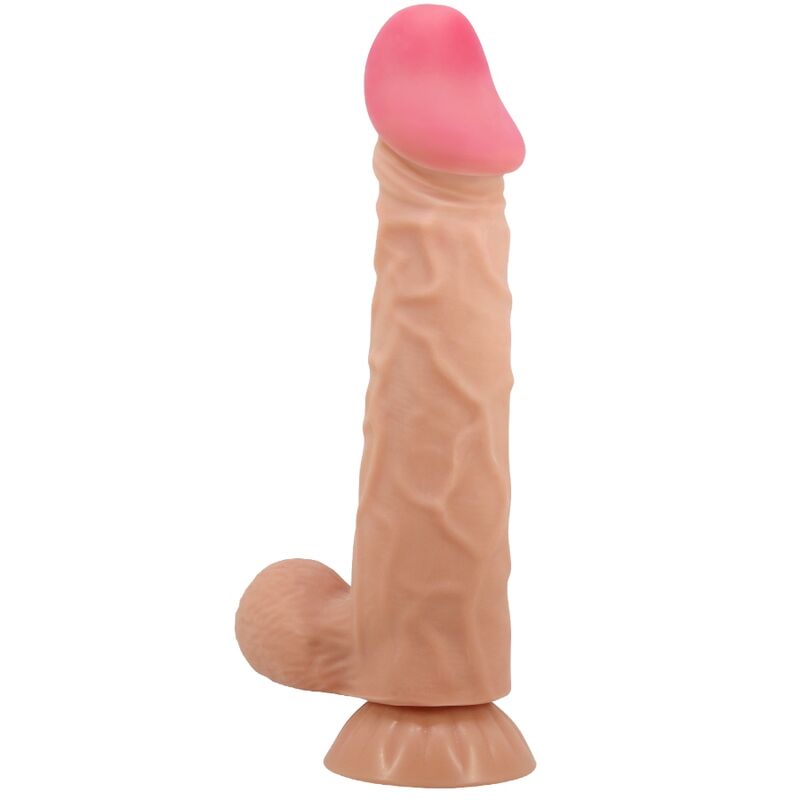 PRETTY LOVE - SERIE SLIDING SKIN DILDO REALISTICO CON VENTOSA SLIDING SKIN 24 CM