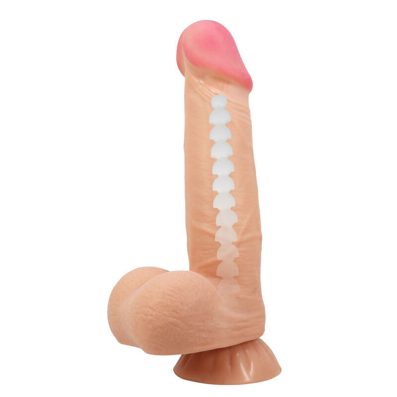 PRETTY LOVE - SERIE SLIDING SKIN DILDO REALISTICO CON VENTOSA SLIDING SKIN 21,8 CM
