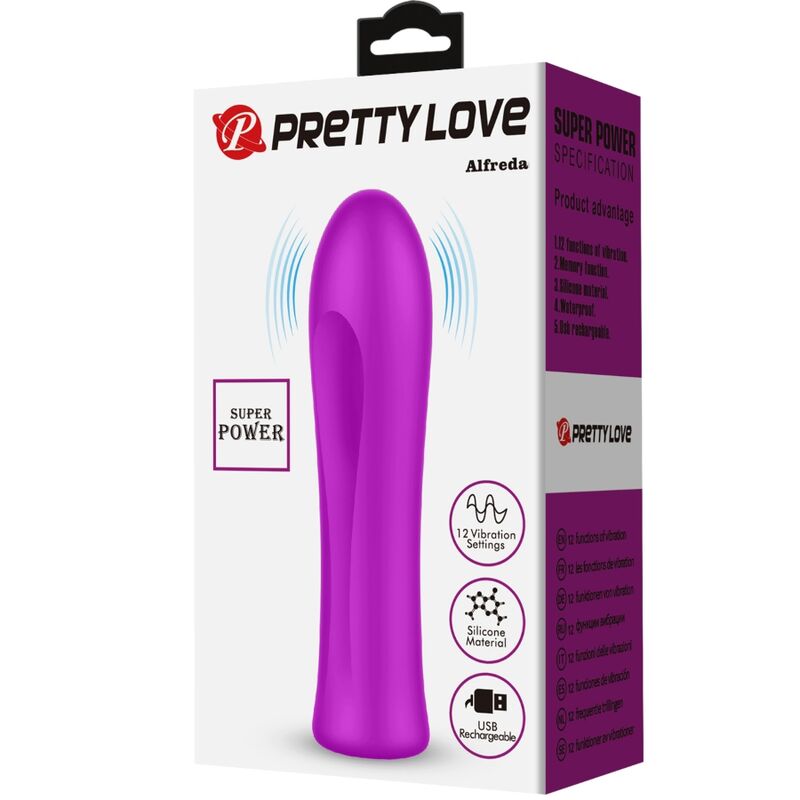 PRETTY LOVE - VIBRATORE VIOLA SUPER POTENTE ALFREDA