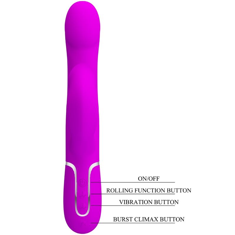 PRETTY LOVE - VIBRATORE CONIGLIO PERLA VIOLA