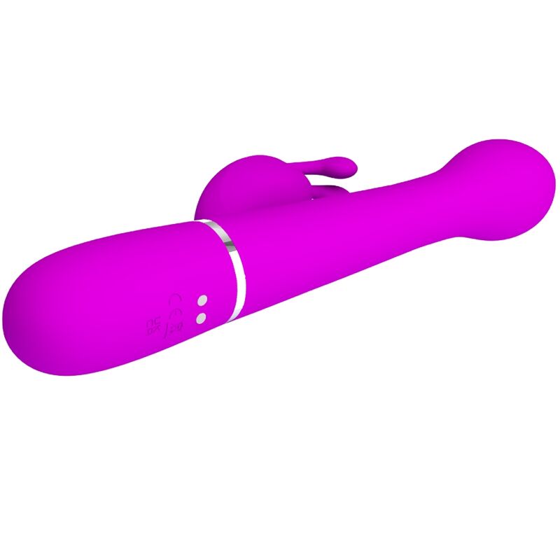 PRETTY LOVE - DEJON VIBRATORE RABBIT MULTIFUNZIONE 3 IN 1 VIOLA