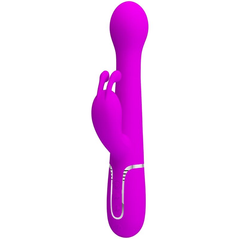 PRETTY LOVE - DEJON VIBRATORE RABBIT MULTIFUNZIONE 3 IN 1 VIOLA