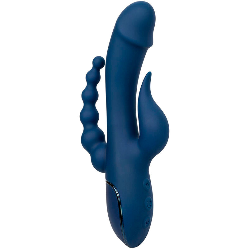 CALEXOTICS - VIBRATORE BLU TRIPLO ORGASMO