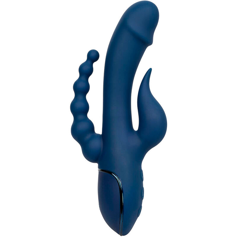 CALEXOTICS - VIBRATORE BLU TRIPLO ORGASMO