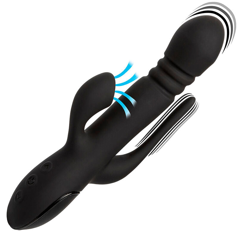 CALEXOTICS - EUPHORIA TRIPLO VIBRATORE NERO
