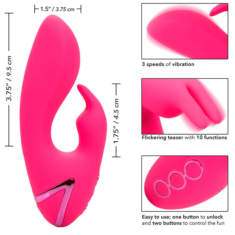 CALEXOTICS - SO. CAL VIBRATORE SUSHINE CONIGLIO FUCSIA DI CALIFORNIA DREAMING