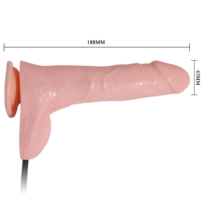 DANCE - DILDO GONFIABILE REALISTICO CON VENTOSA 15 CM