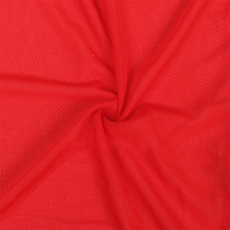 SUBBLIME - VESTAGLIA IN TESSUTO TRASPARENTE CON DETTAGLIO IN PIZZO ROSSO L/XL