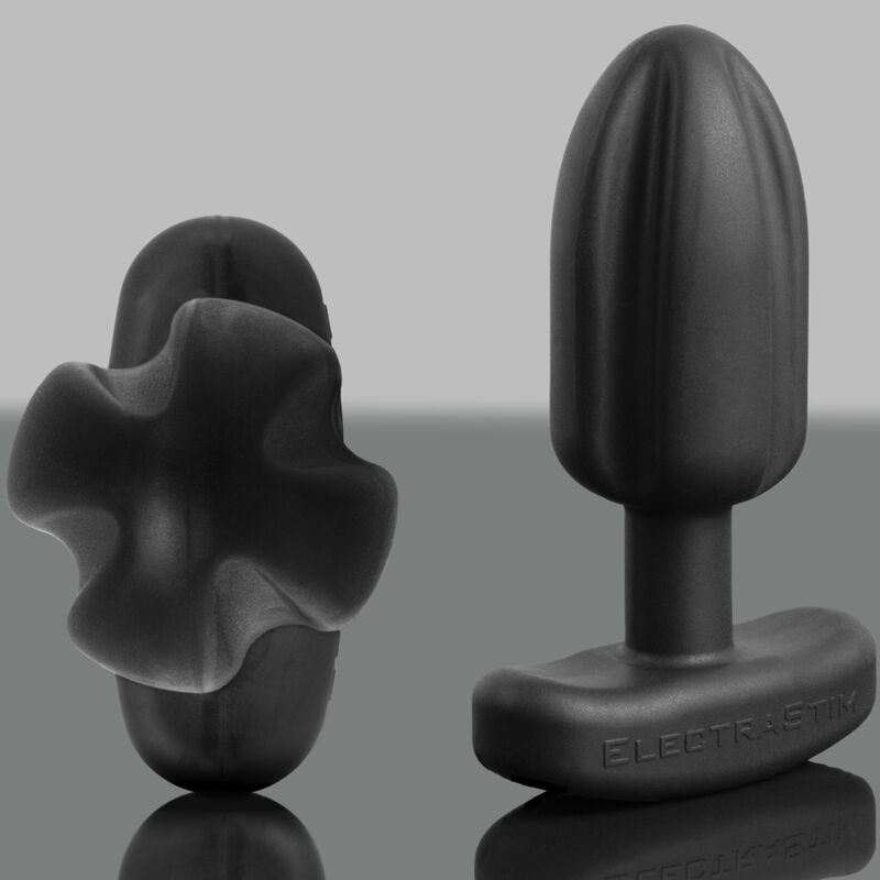 ELECTRASTIM - TARTARUS PLUG ANALE IN SILICONE QUADRIPOLARE NERO
