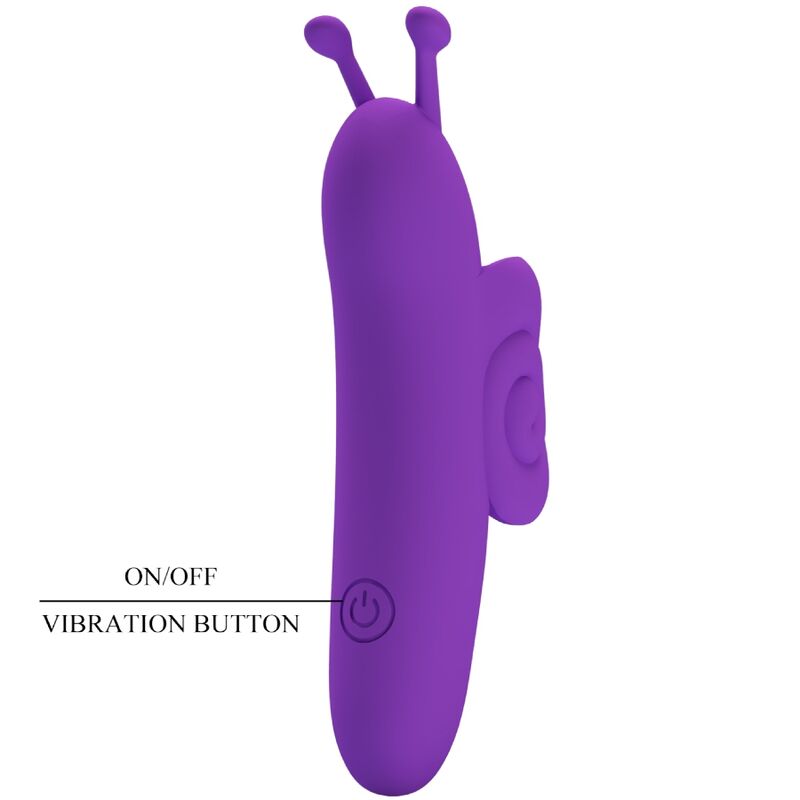 PRETTY LOVE - SNAIL POTENTE STIMOLATORE VIOLA PER LE DITA