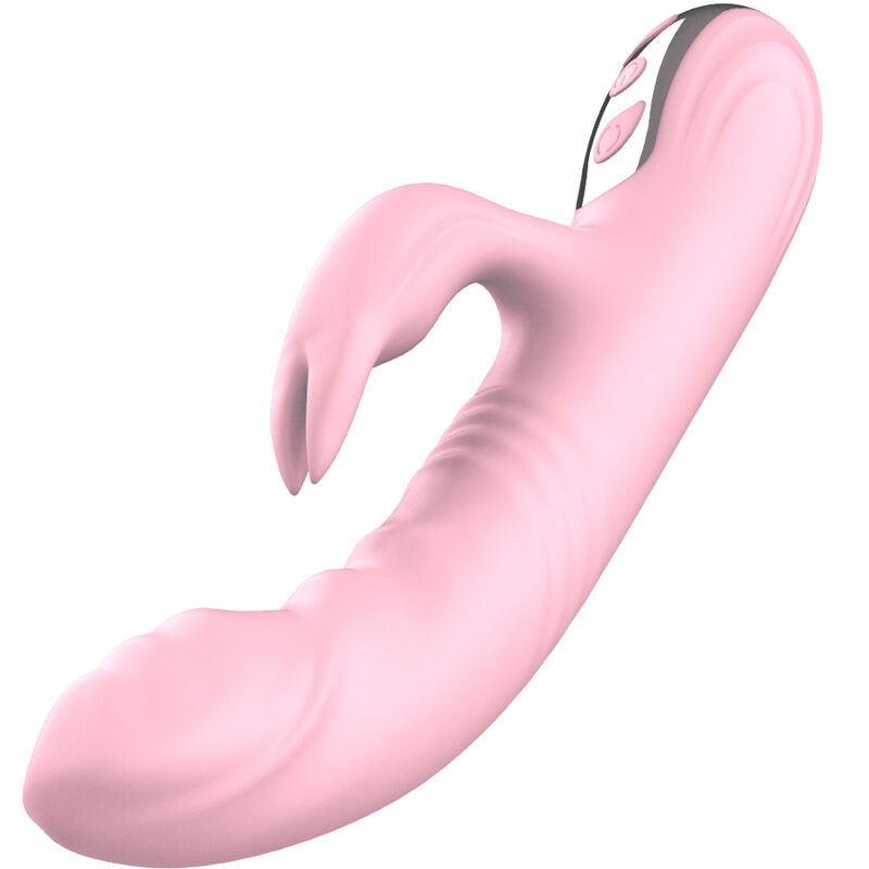 ARMONY - VIBRATORE RABBIT A DITA INTERA EFFETTO CALORE ROSA