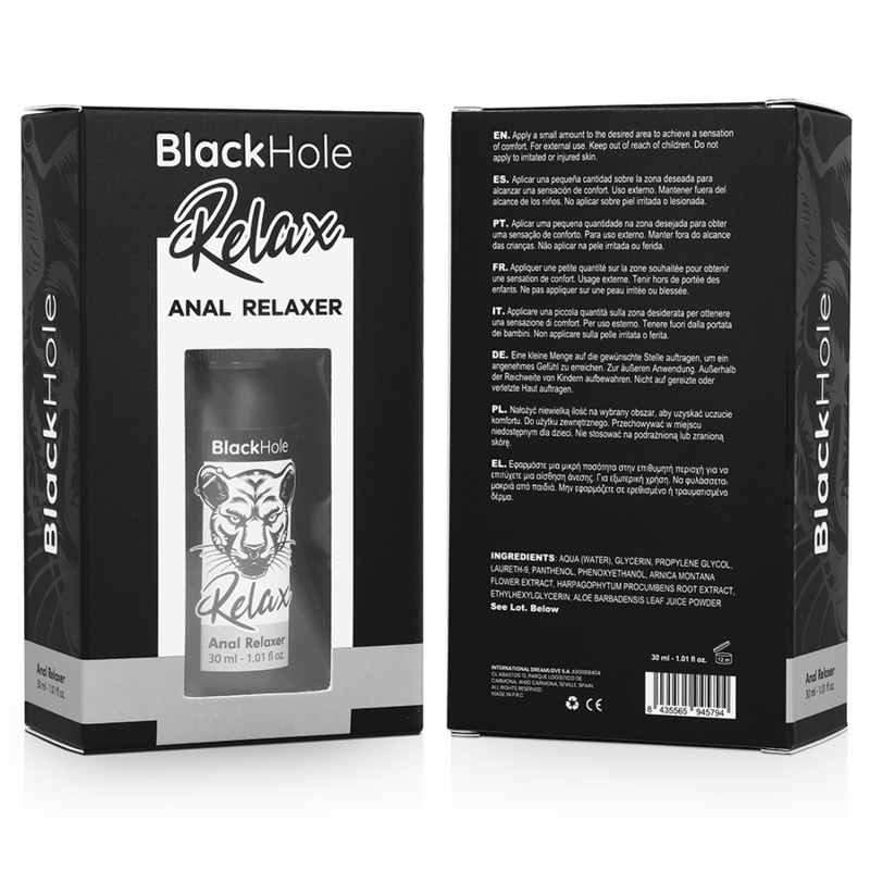 BLACK HOLE - SPRAY ESPLORATORE RILASSANTE ANALE 30 ML