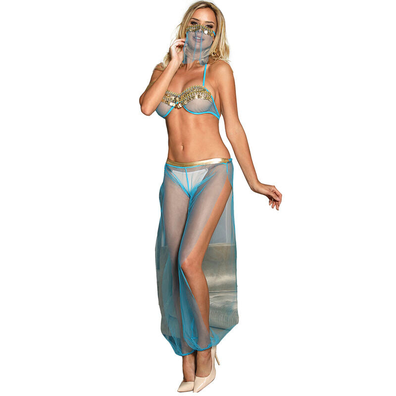 SUBBLIME - SET LINGERIE BLU STILE INDIA L/XL