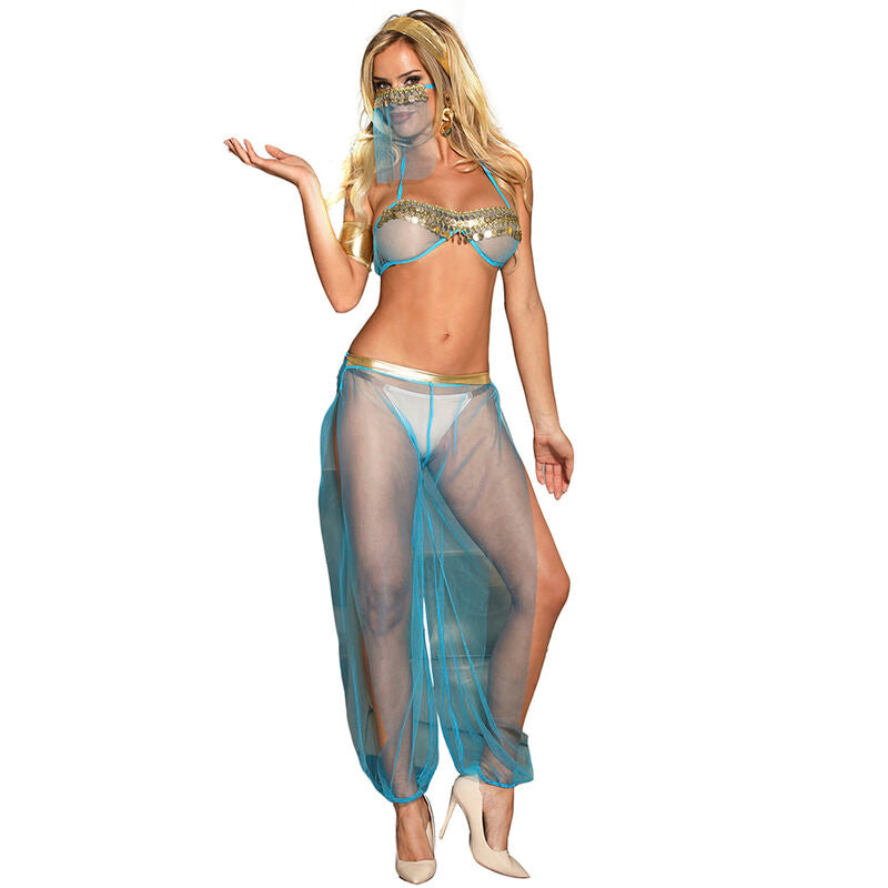 SUBBLIME - SET LINGERIE BLU STILE INDIA L/XL