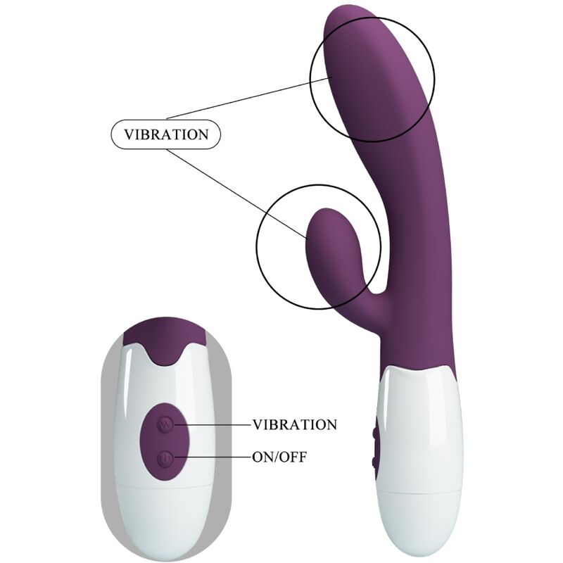 PRETTY LOVE - VIBRATORE ALVIS CONIGLIO VIOLA E PUNTO G