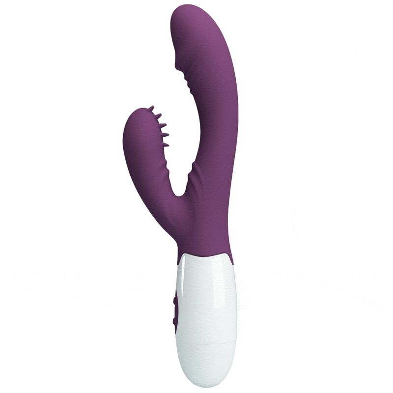 PRETTY LOVE - VIBRATORE ANDRE RABBIT E STIMOLATORE PUNTO G VIOLA