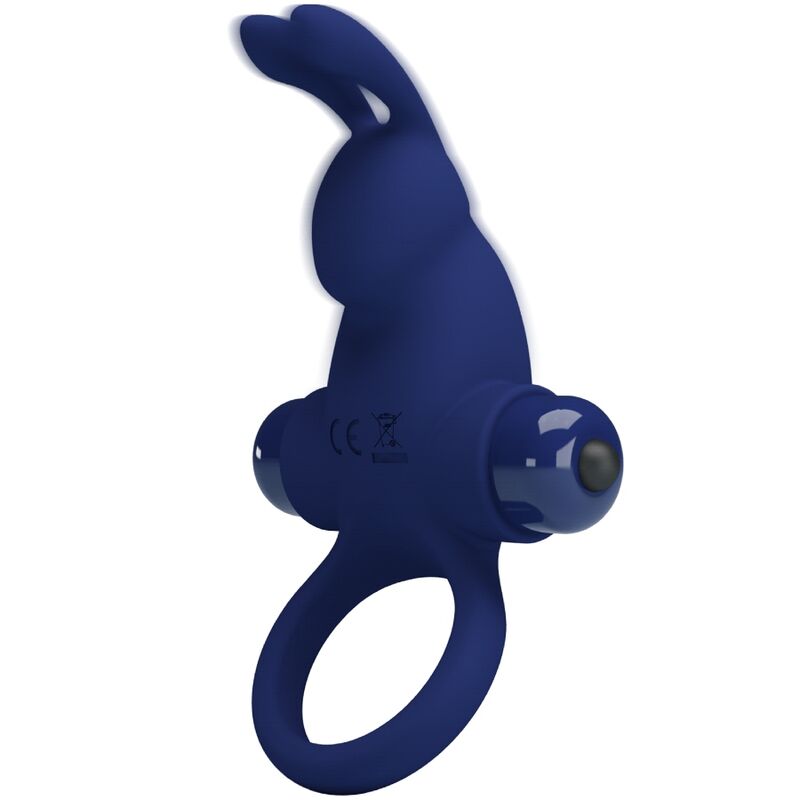 PRETTY LOVE - ANELLO VIBRANTE CON CONIGLIO BLU JIRO