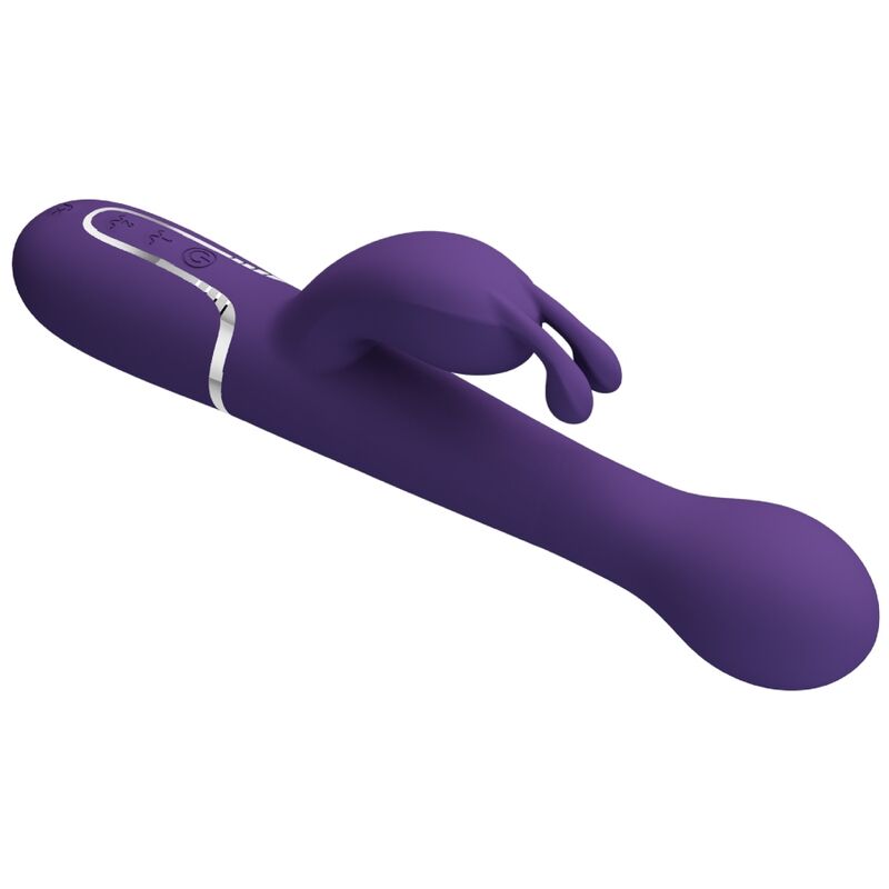 PRETTY LOVE - DEJON VIBRATORE CONIGLIO MULTIFUNZIONE 3 IN 1 VIOLA