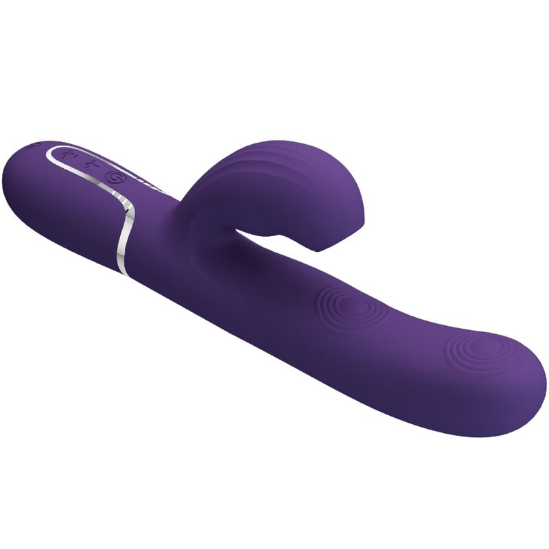 PRETTY LOVE - PERLITA VIBRATORE PUNTO G MULTIFUNZIONE 3 IN 1 VIOLA