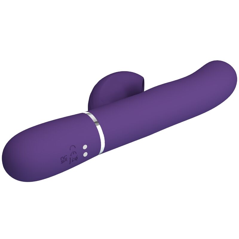 PRETTY LOVE - PERLITA VIBRATORE PUNTO G MULTIFUNZIONE 3 IN 1 VIOLA