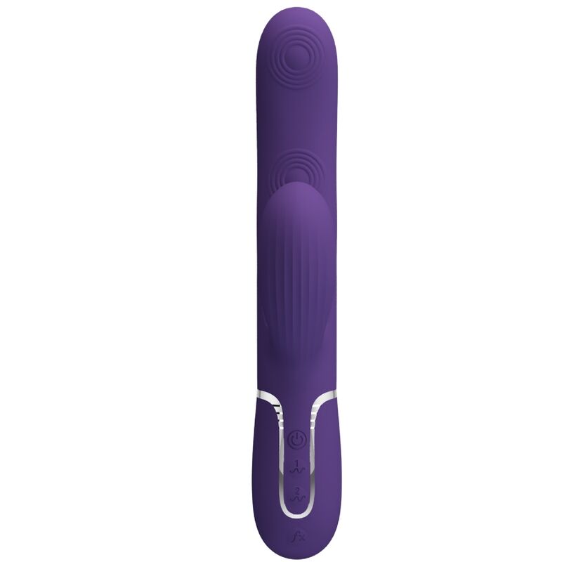 PRETTY LOVE - PERLITA VIBRATORE PUNTO G MULTIFUNZIONE 3 IN 1 VIOLA