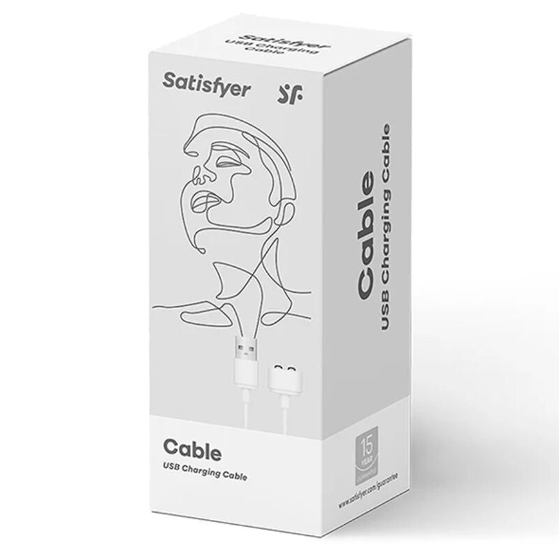 SATISFYER - CAVO CARICABATTERIE USB BIANCO