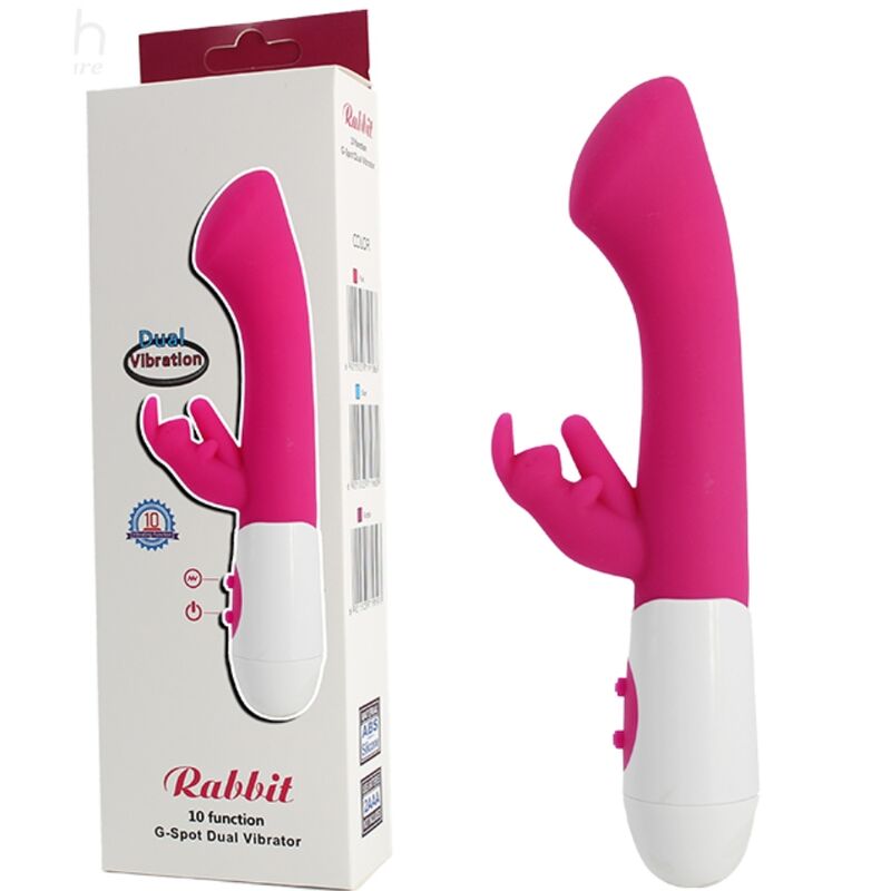 ARMONY - VIBRATORE CONIGLIO E STIMOLATORE PUNTO G 10 VELOCITÀ ROSA