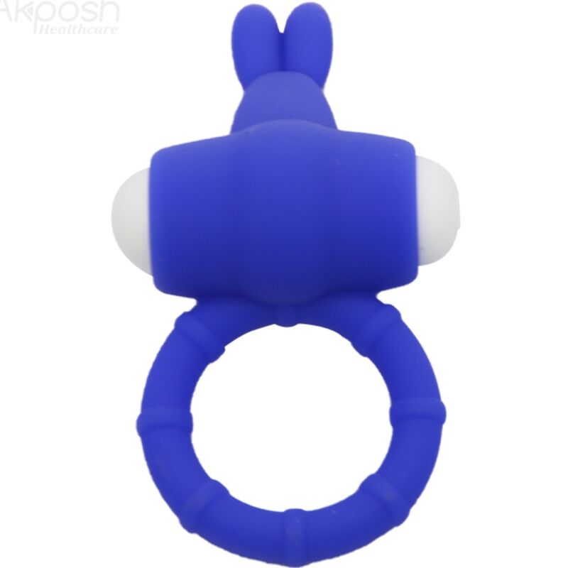 ARMONY - MS BUNNY ANELLO VIBRANTE IN SILICONE BLU