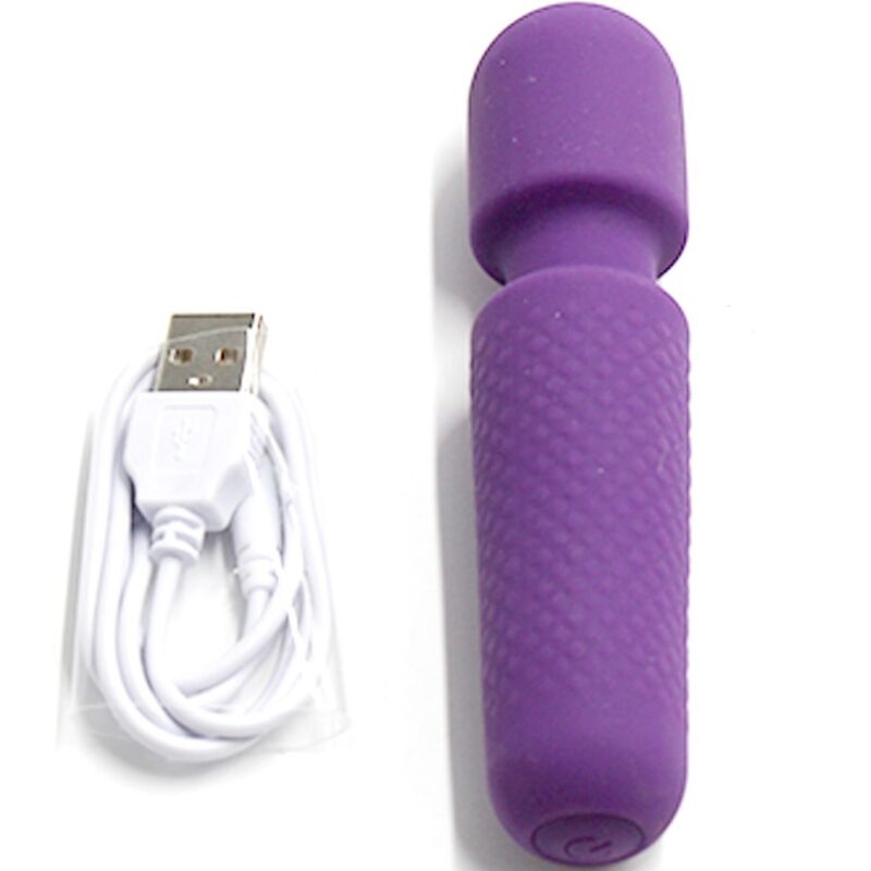 ARMONY - IL TUO MAGICO MASSAGGIATORE E VIBRATORE RICARICABILE 10 VIBRAZIONI SILICONE VIOLA