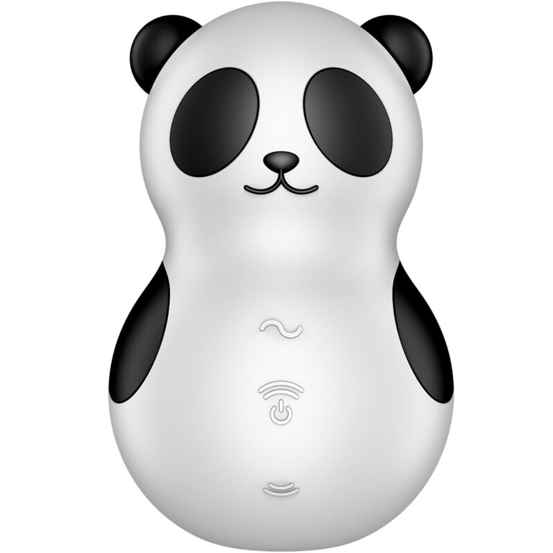 SATISFYER - STIMOLATORE E VIBRATORE PANDA TASCABILE NERO E BIANCO