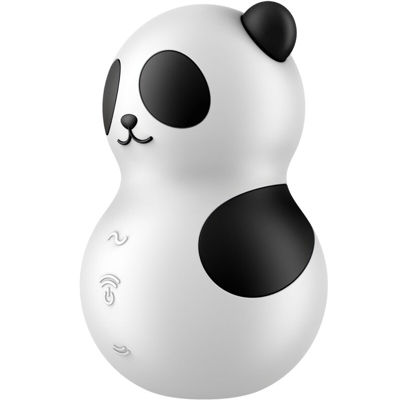 SATISFYER - STIMOLATORE E VIBRATORE PANDA TASCABILE NERO E BIANCO