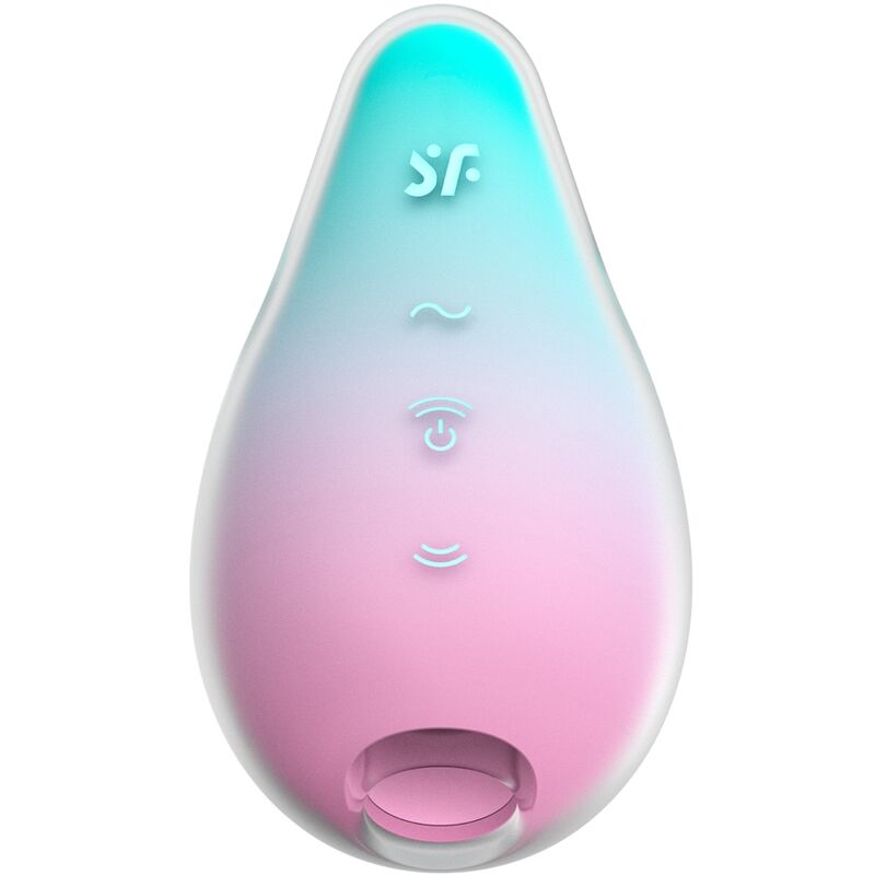 SATISFYER - STIMOLATORE E VIBRATORE MERMAID VIBES MENTA E ROSA
