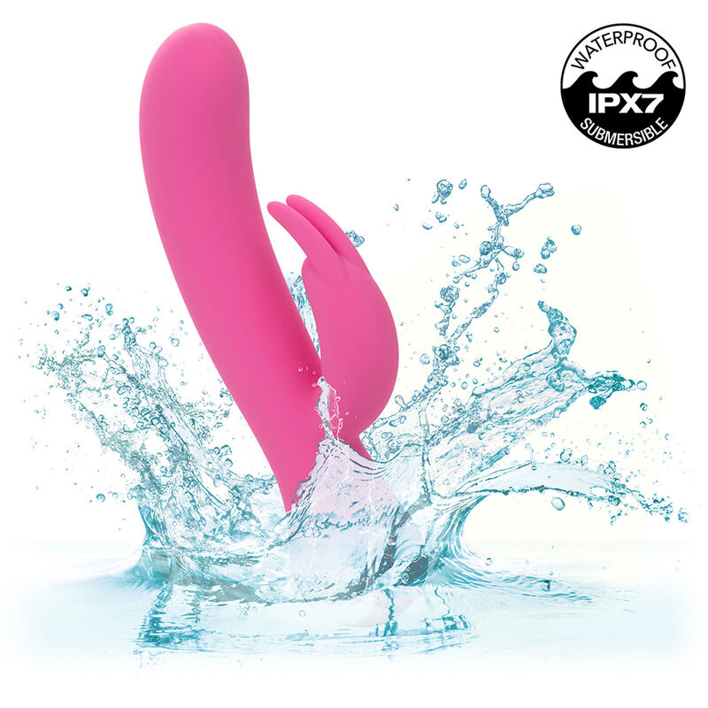 CALEXOTICS - VIBRATORE RABBIT RICARICABILE PER LA PRIMA VOLTA ROSA
