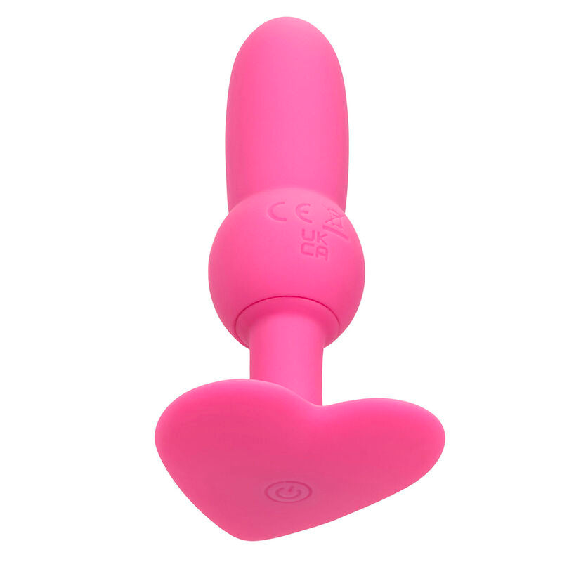 CALEXOTICS - PLUG ANALE PER LA PRIMA VOLTA CON PERLINE 10 VIBRAZIONI ROSA