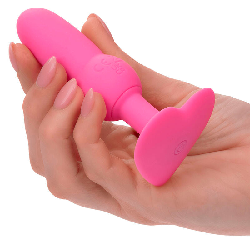 CALEXOTICS - PLUG ANALE PER LA PRIMA VOLTA CON PERLINE 10 VIBRAZIONI ROSA