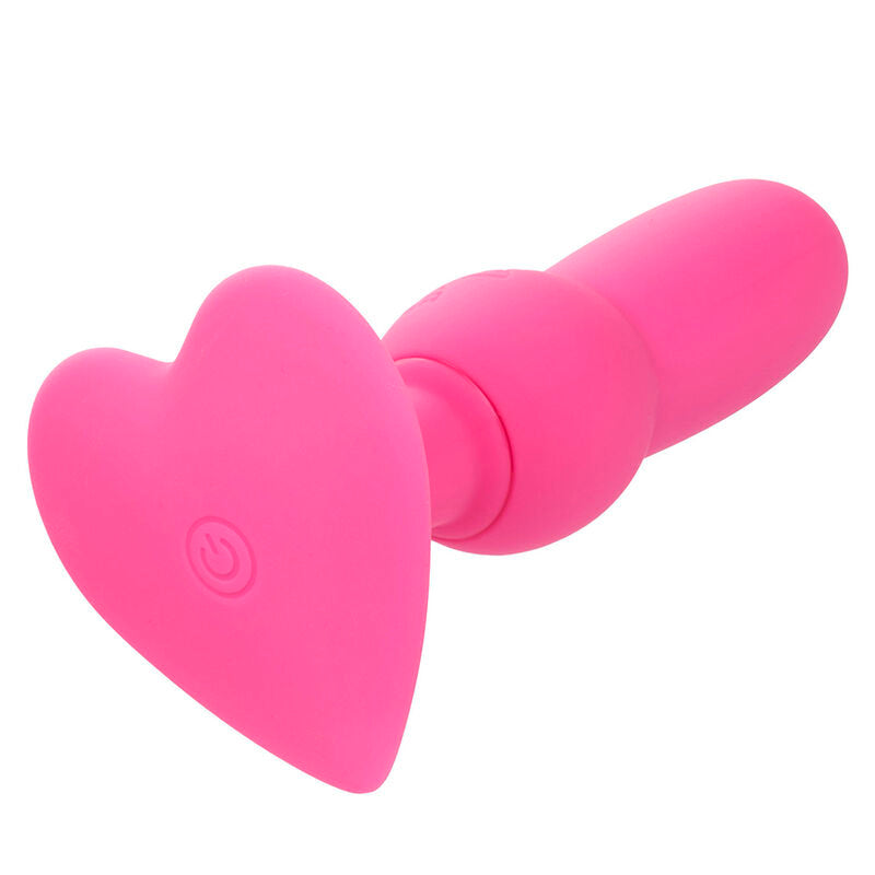 CALEXOTICS - PLUG ANALE PER LA PRIMA VOLTA CON PERLINE 10 VIBRAZIONI ROSA