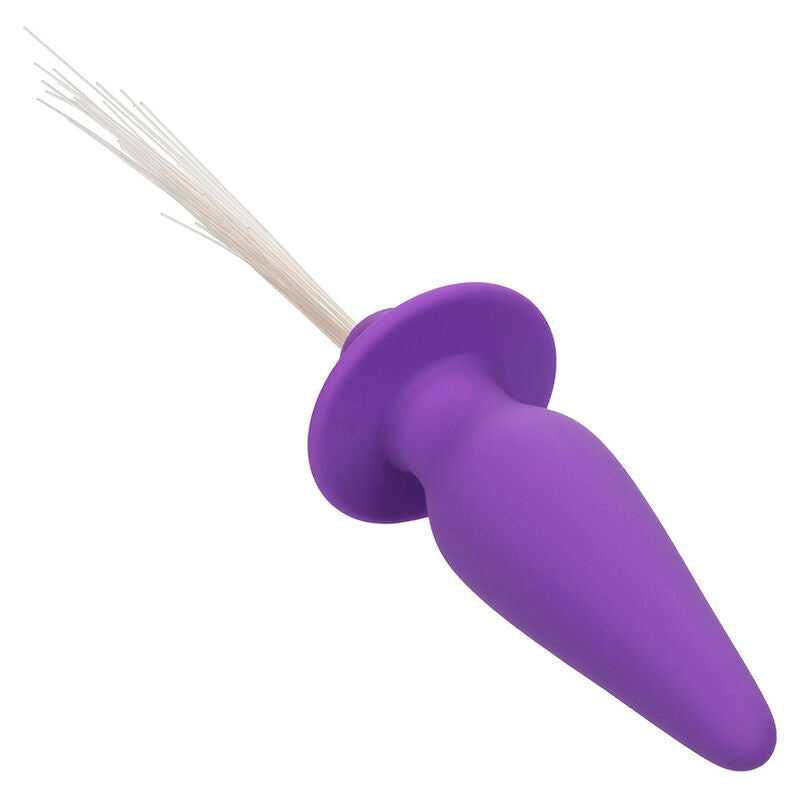 CALEXOTICS - SOUTHERN LIGHTS PLUG ANALE ILLUMINANTE CON LUCI 10 VIBRAZIONI IN SILICONE VIOLA